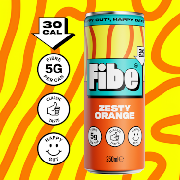 Fibe Soda Zesty Orange Drink 250ml image 2