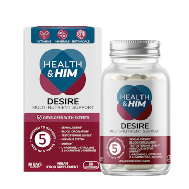 Health & Him Desire Multi-Nutrient Support 60 Capsules image 1