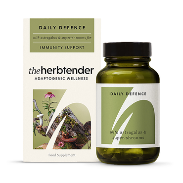 Review of The Herbtender DAILY DEFENCE with Astragalus and Super-shrooms 60 Vegan Capsules