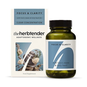 The Herbtender FOCUS & CLARITY with Lion’s Mane and Holy Basil 60 Vegan Capsules