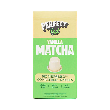 Perfect Ted Vanilla Matcha Green Tea Powder Pods x10