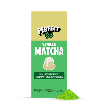 Perfect Ted Vanilla Matcha Green Tea Powder Pods x10