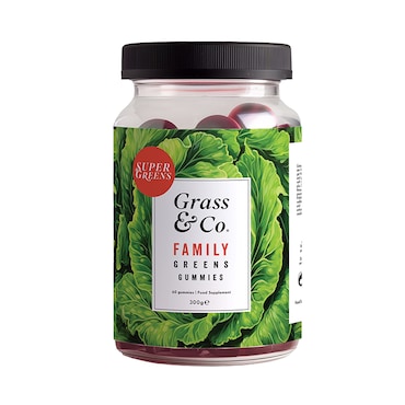 Grass & Co. FAMILY Super Greens Gummies 60 Vegan Gummies