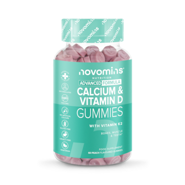 Novomins Calcium & Vitamin D 60 Gummies