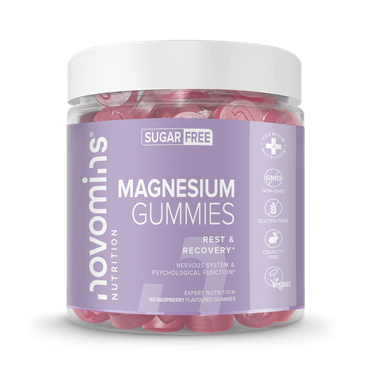 Novomins Magnesium SF Raspberry Flavoured 60 Gummies