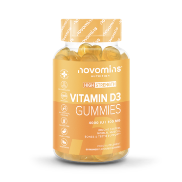 Novomins Vitamin D3 4000IU 60 Gummies image 1