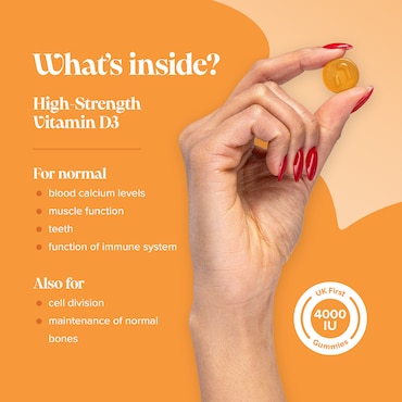 Novomins Vitamin D3 4000IU 60 Gummies image 6