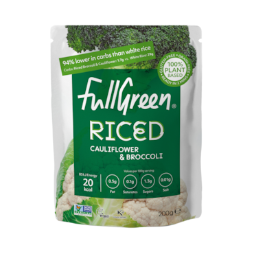 Fullgreen Riced Cauliflower & Broccoli 200g image 1