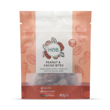 Holland & Barrett Peanut and Cacao Bites 80g image 1