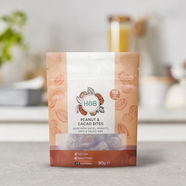 Holland & Barrett Peanut and Cacao Bites 80g image 3