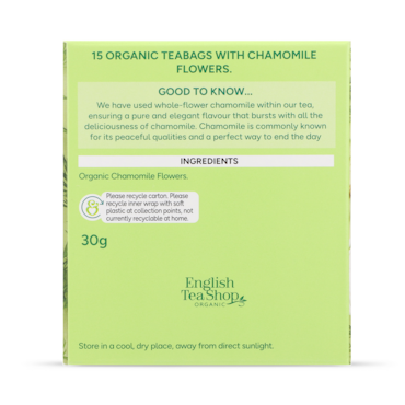 Holland & Barrett Whole Flower Chamomile Tea 15 Tea Bags image 2