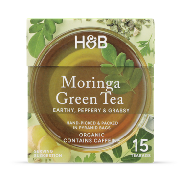 Holland & Barrett Moringa Green Tea 15 Tea Bags image 1