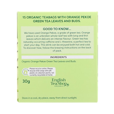 Holland & Barrett Orange Pekoe Green Tea 15 Tea Bags image 2