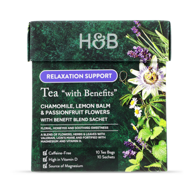 Holland & Barrett Relaxation Support Tea 10 Tea Bags image 1