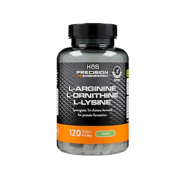 L-Arginine L-Ornithine L-Lysine 120 Tablets image 1