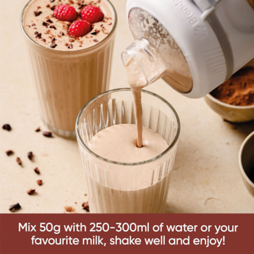 Naturya Balanced Protein Superfood Shake Chocolate & Raspberry 550g image 4