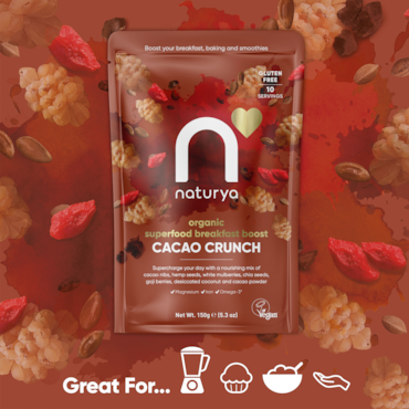 Naturya Organic Superfood Breakfast Boost Cacao Crunch 150g image 5