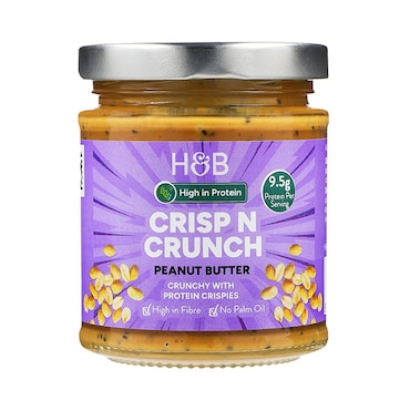 Holland & Barrett Crisp N Crunch Peanut Butter 170g image 1