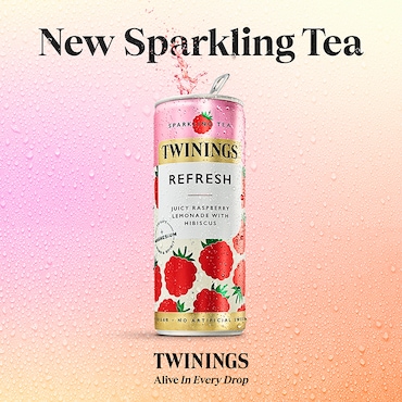 Twinings Refresh Raspberry & Lemon Sparkling Drink 250ml image 2