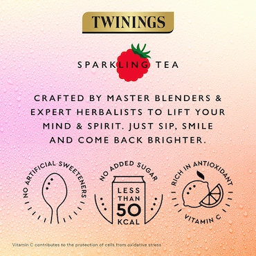 Twinings Refresh Raspberry & Lemon Sparkling Drink 250ml image 4