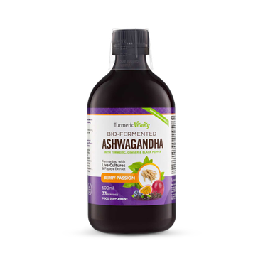 Turmeric Vitality Bio-Fermented Ashwagandha with Turmeric, Ginger & Black pepper 500 ml