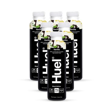 Huel Black Edition 100% Nutritionally Complete Meal Vanilla x6 500ml