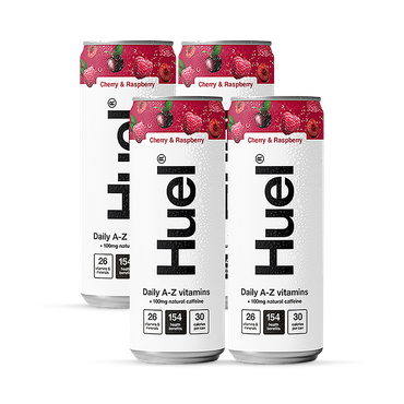 Huel Cherry & Raspberry Daily A-Z Vitamin Drink x4 330ml