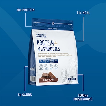 Protein+ Mushrooms Powder Chocolate 450g image 4