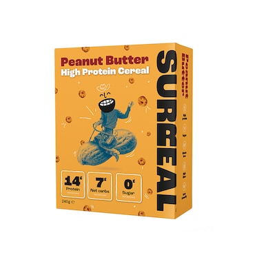 Surreal High Protein Cereal Honey Nut 240g image 1