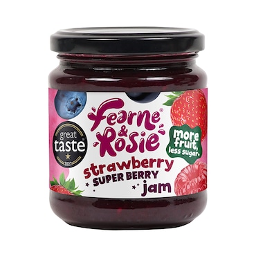 Fearne & Rosie Reduced Sugar Superberry Jam 310g image 1