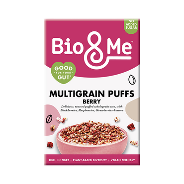 Bio & Me Gut Health Multigrain Puffs Berry 200g