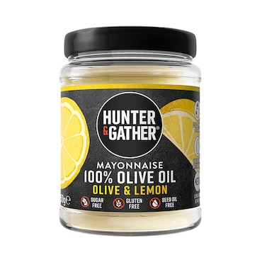 Hunter & Gather Olive & Lemon Olive Oil Mayonnaise 250g