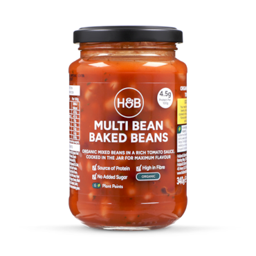 Holland & Barrett Multi Bean Baked Beans 340g image 1