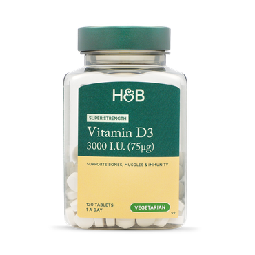 Review of Holland & Barrett Vitamin D 3000 I.U. 75ug 120 Tablets