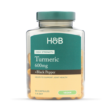 Review of Holland & Barrett High Strength Turmeric 600mg with Black Pepper 90 Capsules