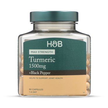 Holland & Barrett Turmeric 1500mg + Black Pepper 90 Capsules