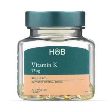 Holland & Barrett Vitamin K2 75ug 30 Capsules