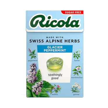 Ricola Glacier Peppermint Sugar Free Sweets 45g image 1