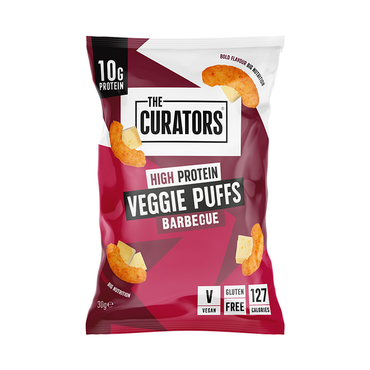 The Curators High Protein BBQ Veggie Puffs 30g