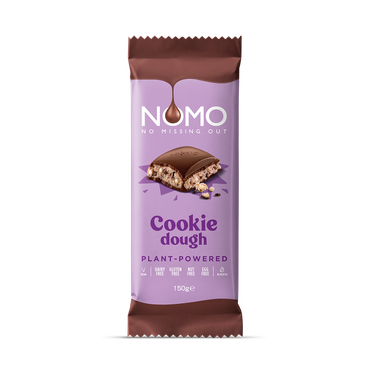 Nomo Cookie Dough Filled Chocolate Bar 150g