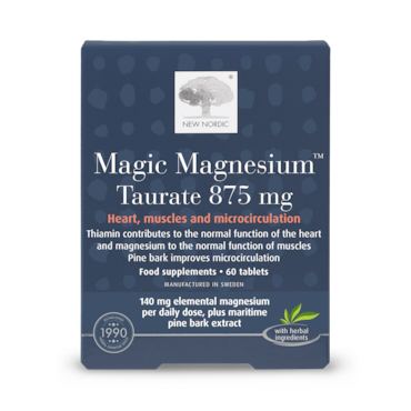 New Nordic Magic Magnesium Taurate 875mg 60 Tablets image 1