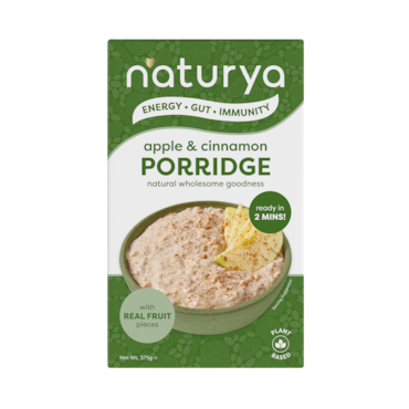 Naturya Porridge Apple & Cinnamon 375g image 5