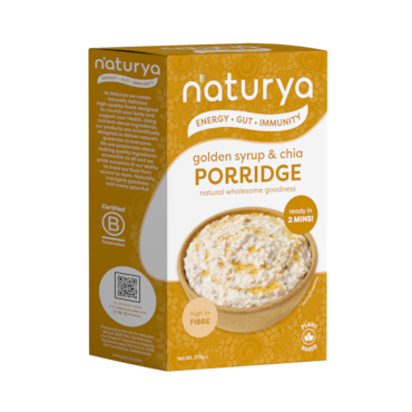 Naturya Porridge Golden Syrup & Chia 375g image 1