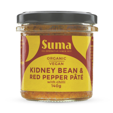 Suma Kidney Bean & Red Pepper Pate 140g
