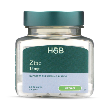 Holland & Barrett Zinc 15mg 60 Tablets