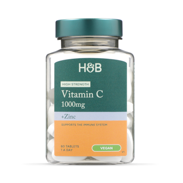 Holland & Barrett Vitamin C & Zinc 60 Tablets