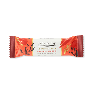 Review of Jade & Joy Caramel Blondie Vegan Collagen Protein Bar 50g