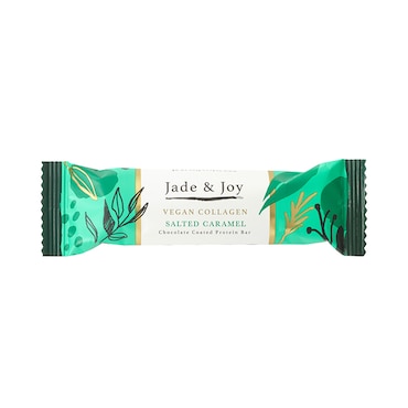 Jade & Joy Salted Caramel Vegan Collagen Protein Bar 50g image 1