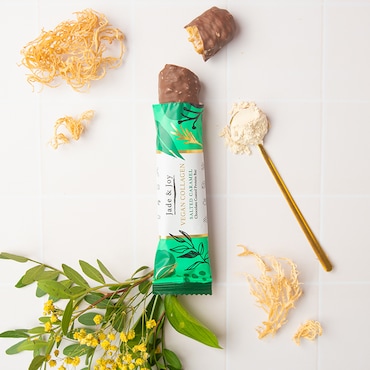 Jade & Joy Salted Caramel Vegan Collagen Protein Bar 50g image 4