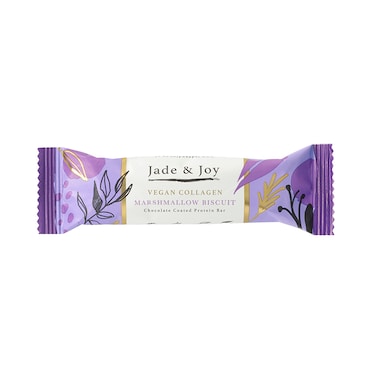 Jade & Joy Marshmallow Biscuit Vegan Collagen Protein Bar 50g image 1